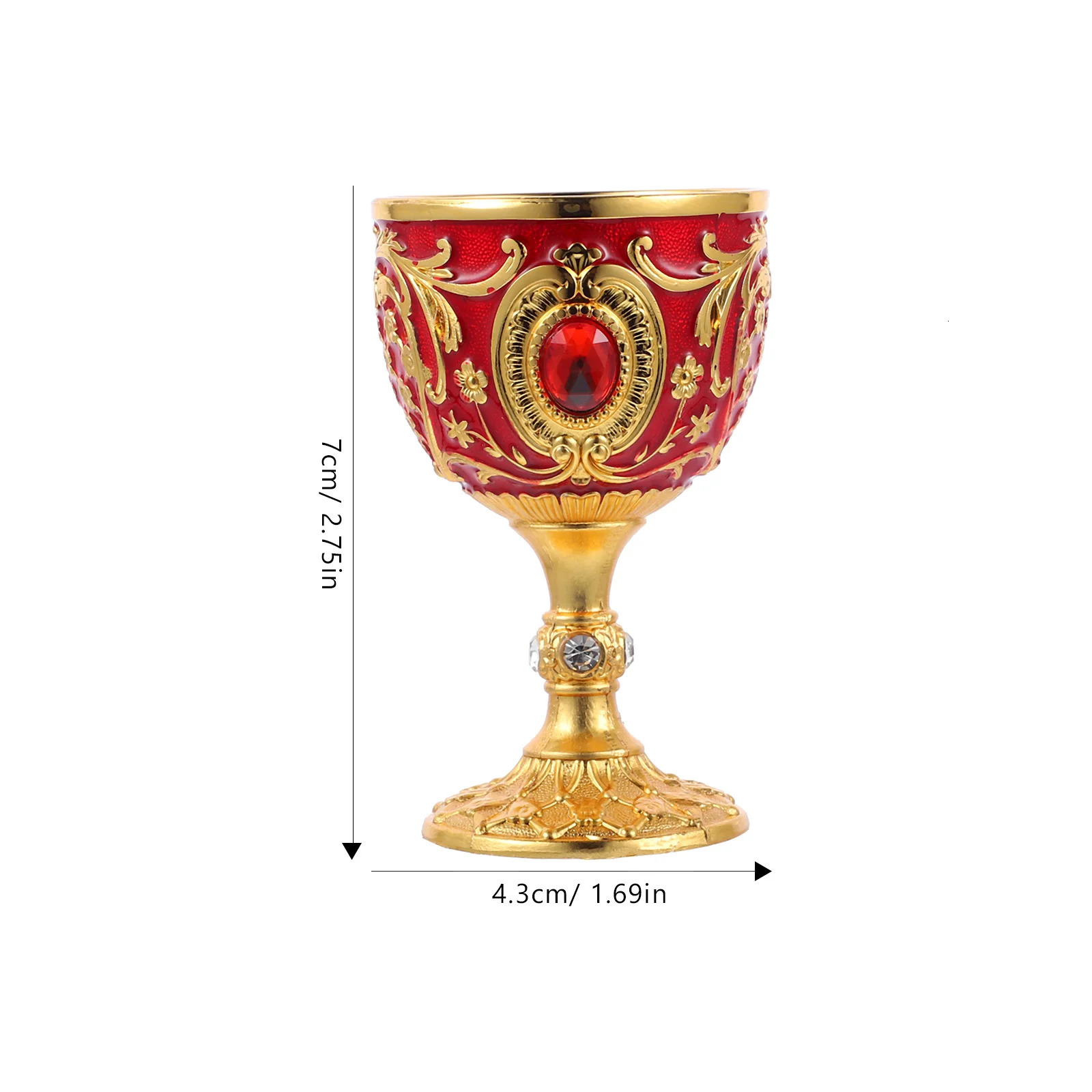 Vintage Chalice Goblet Royal Wine Cups King European Style Whiskey Cup Renaissance Medieval Gifts Communion 241009