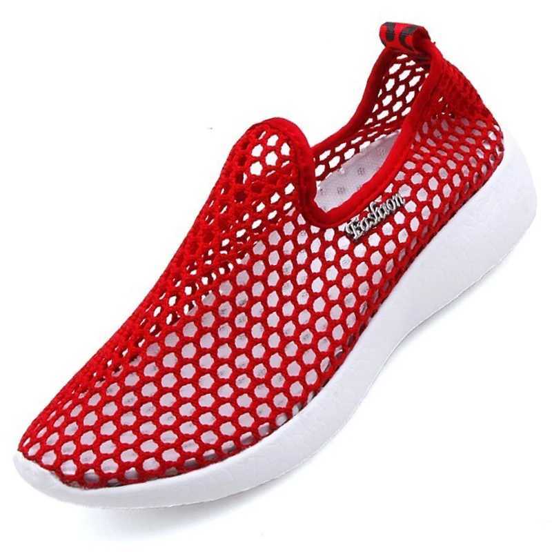 2021 Womens Casual Shoes Soft Portable Sports Shoes Walking Shoes Flat Shoes Womens Breathable Sliding Hollow Sports Shoes Y241017