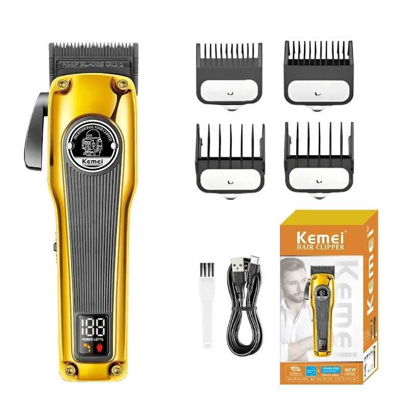 Kemei Barber Professional Barber Hair Clipper Rechargeable Brushless Motor Barber Male Barber KM-1825 Barber W241017