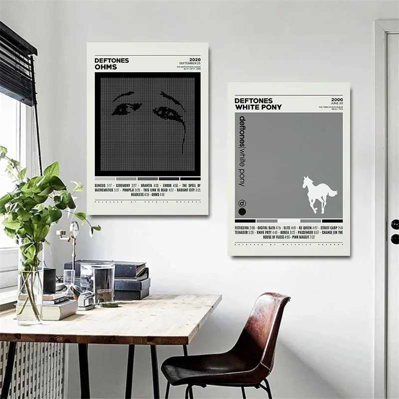 Deftones Band Poster Print Canvas Painting Around the Fur/Saturday Night Wrist Music Album Cover for Room Home Wall Art DecorXJ241016