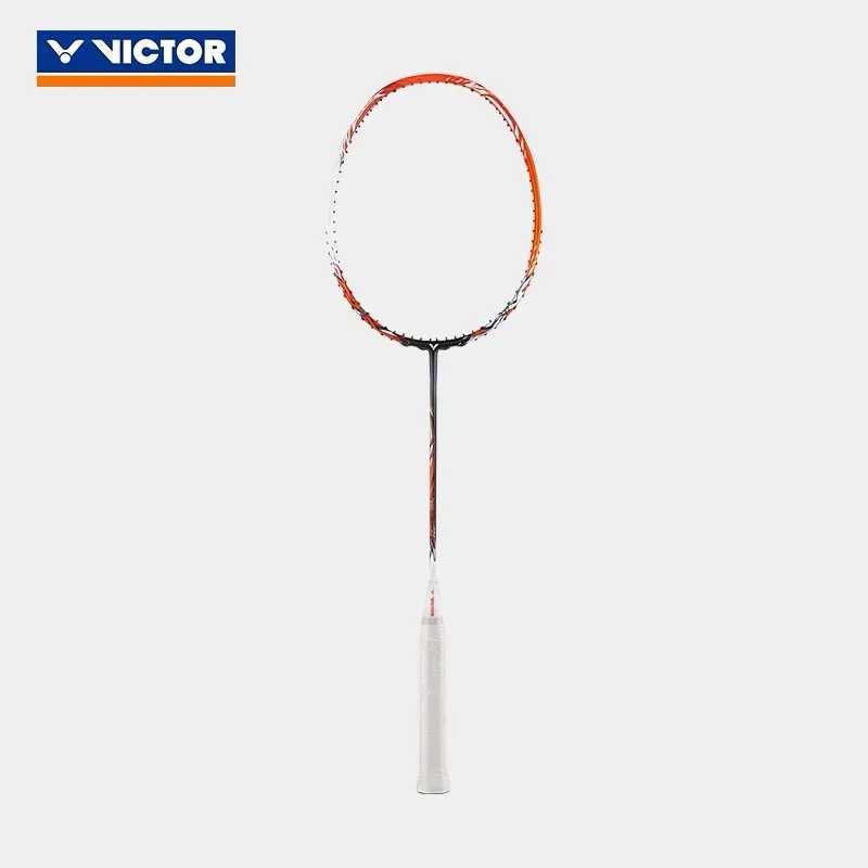 Victor Dragon Fang Blade 1st and 2nd Generation TK-RYUGA I II Flame Red and Dark Purple Offensive Badminton Paddles W241017