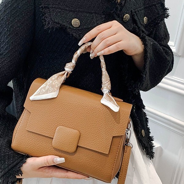 version of fashionable handbag, women's new style temperament small square bag, casual fashion versatile single shoulder crossbody bag