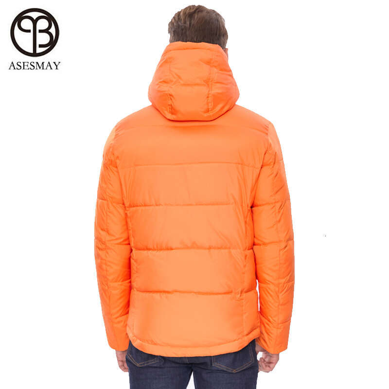 2024 Men Jacket Padded Parkas Thickening Warm European Size Minus Degree -35 Hooded Men Winter Coat Goose Feather Jackets