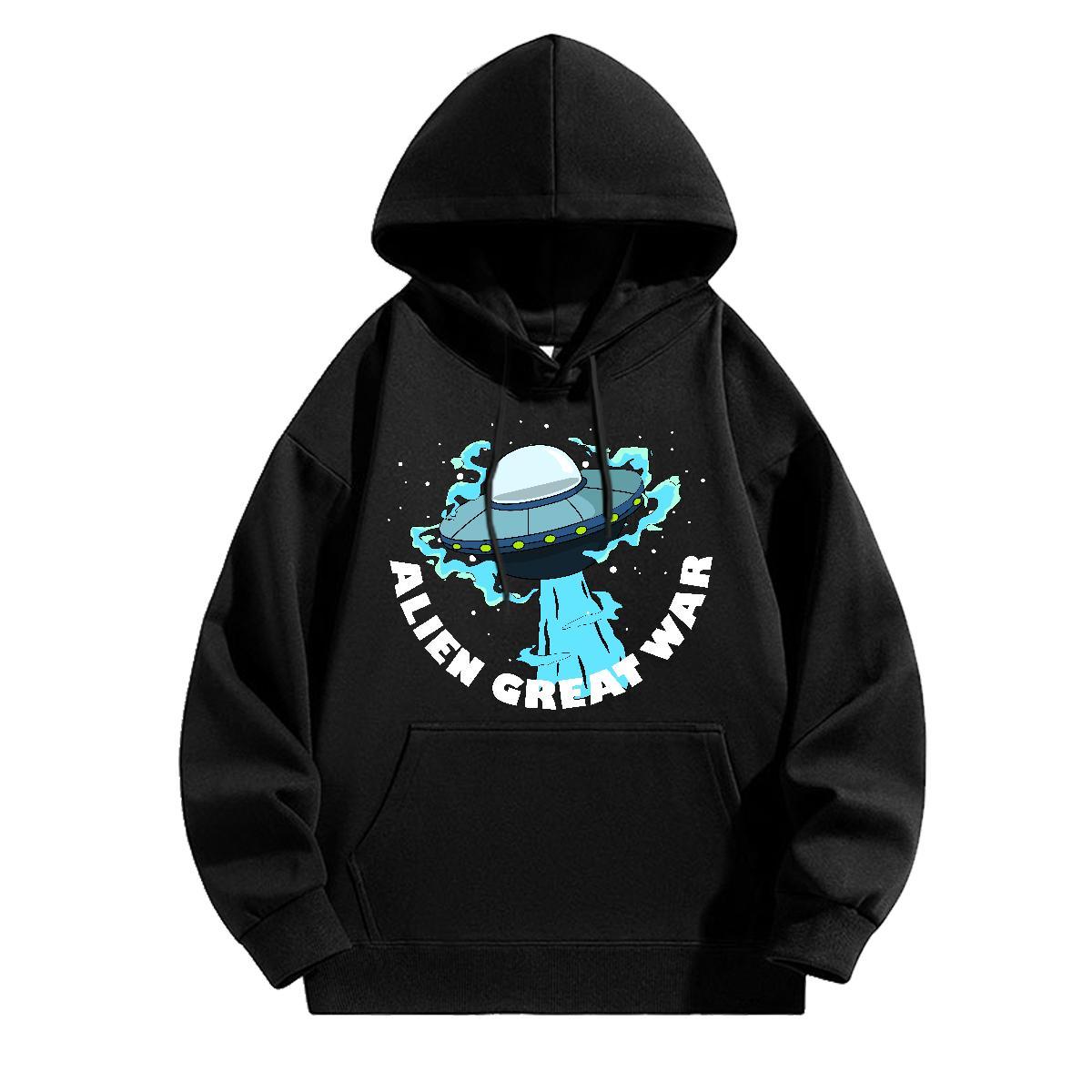 Designer Fashion Hoodie Long Sleeve Soft Loose Mens Hoodie Custom Printing Wear Outdoor Cotton 350g