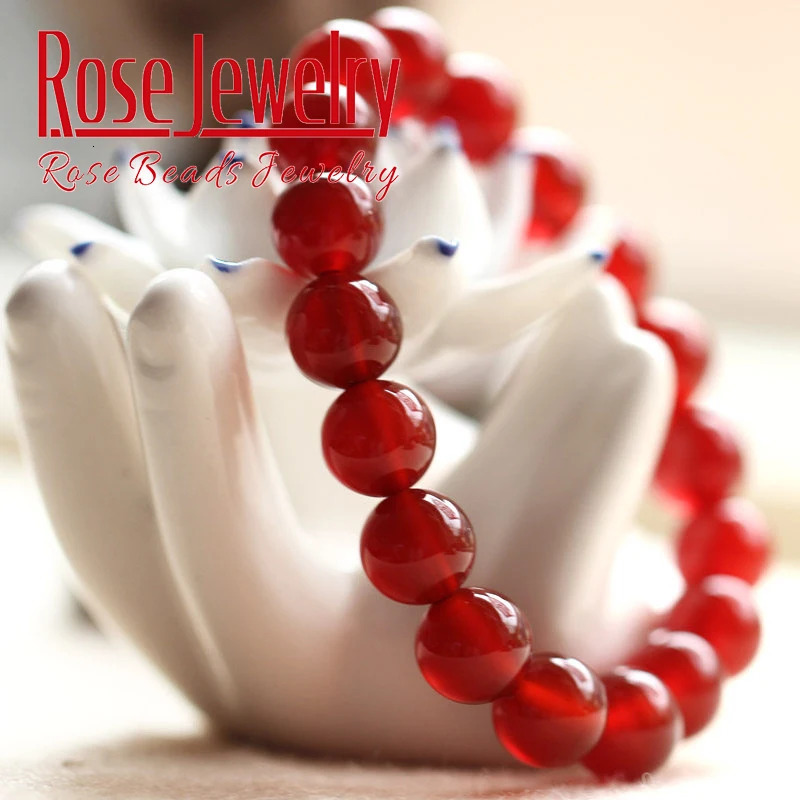 High quality natural red agate bracelet natural stone bracelet 4 6 8 10 12mm DIY jewelry bracelet 241017