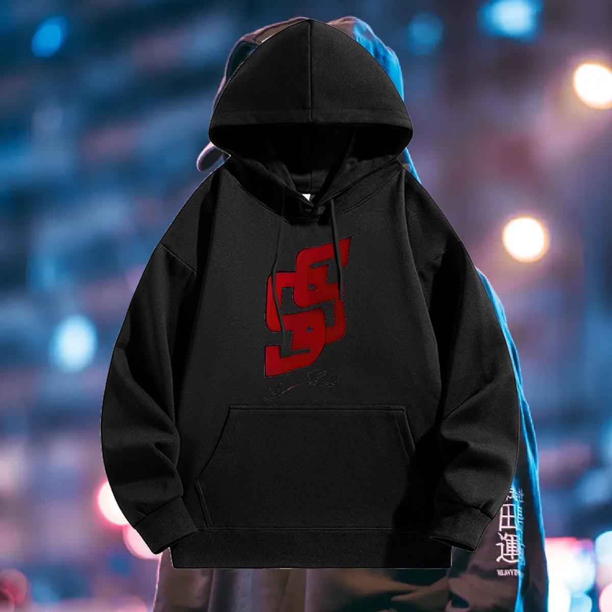 Classic Hooded Sweatshirt Hooded Collar Wholesale Men's Hooded Sweatshirt Street wear Hip Hop Top Pullover Hoodie Cartoon Printing S-3XL Thick Fl