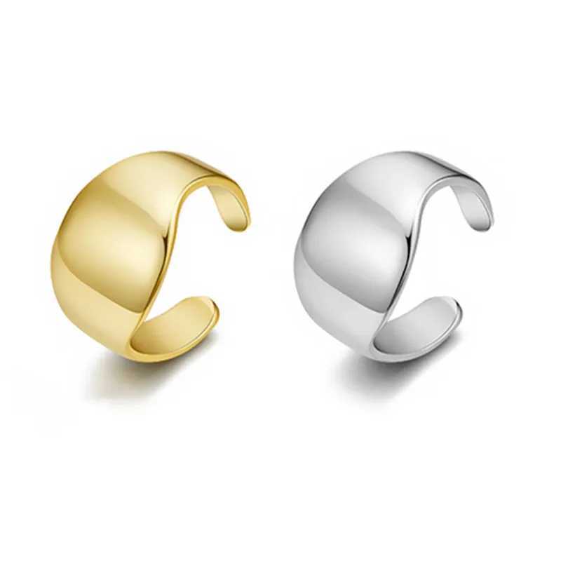 1Pcs 925 silver plated cuff earrings non perforated cuff ear clips suitable for womens party punk jewelry e296 W241017