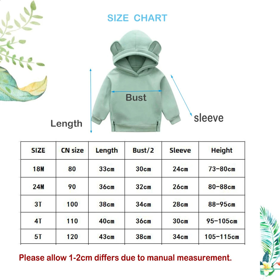 Orangemom Baby Boys Girls Clothes Winter Spring Cute Hoodies Korean kids Hoodie Thicken Fleece Sweatshirt Childrens clothing 241017