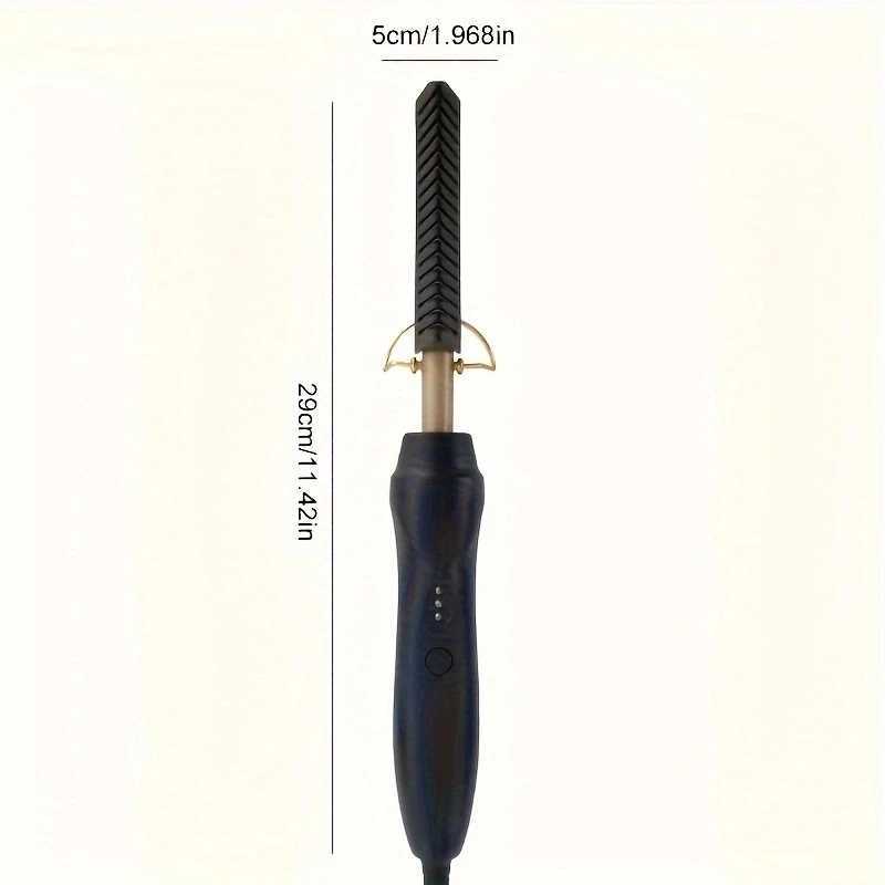 Professional 2-in-1 electric comb small purple comb multi-function heating comb hot comb hair straightenerXJ241016