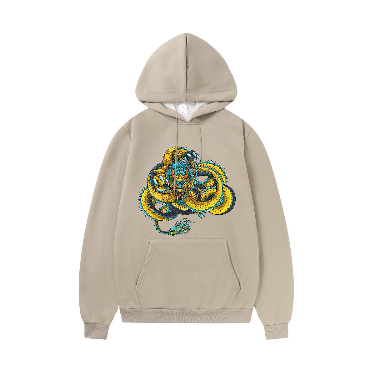Stylist Men's Hooded Sweatshirt TOP Quality Couples Hoodie Custom Cartoon Hoody Sports Casual Long Sleeve Drawstring Warm Fleece