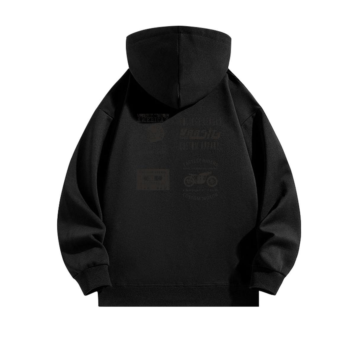 New Arrival Hoodie Drawstring Long Sleeve Free Shipping Hoodie Pullover Cartoon Print Top Hoody Street Velvet Thick