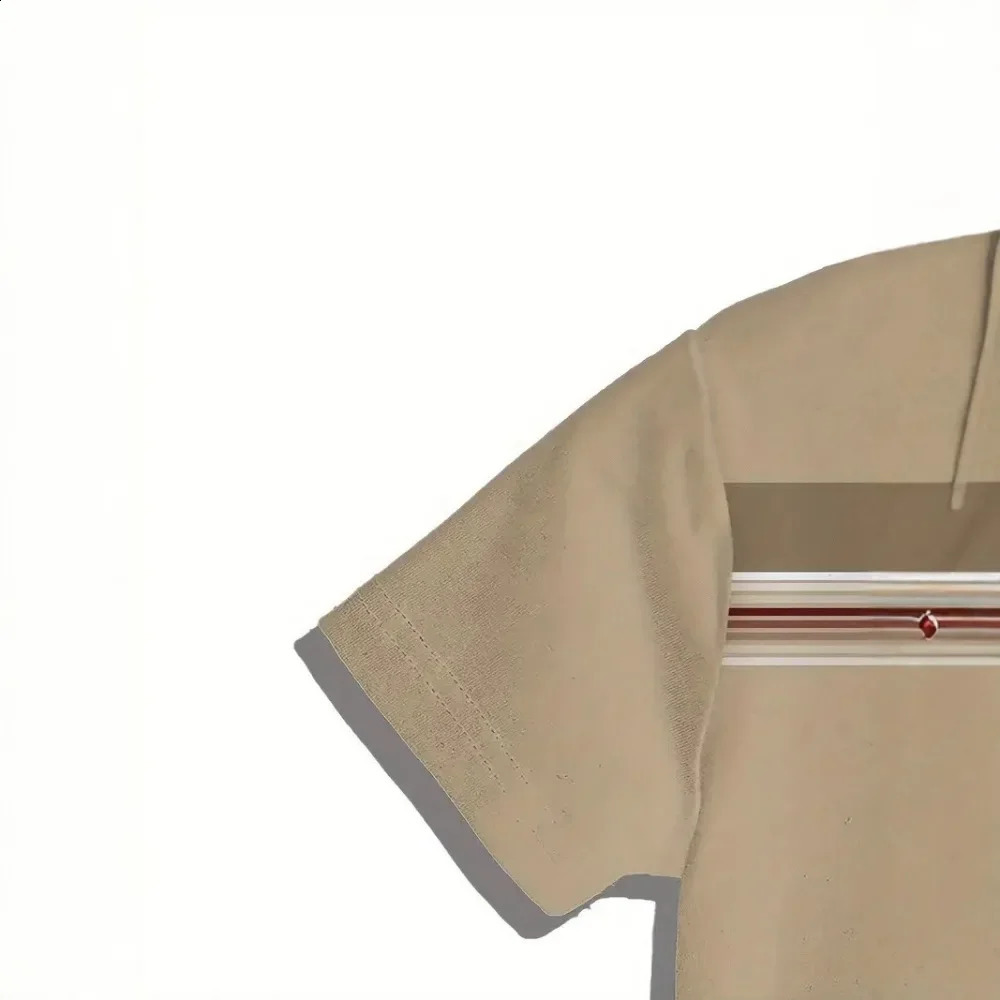 2pc Mens Novelty ColorBlocked Summerco Set Short Sleeve Crewneck TShirt Drawstring with Pockets 3D Digital T Shirt 241017