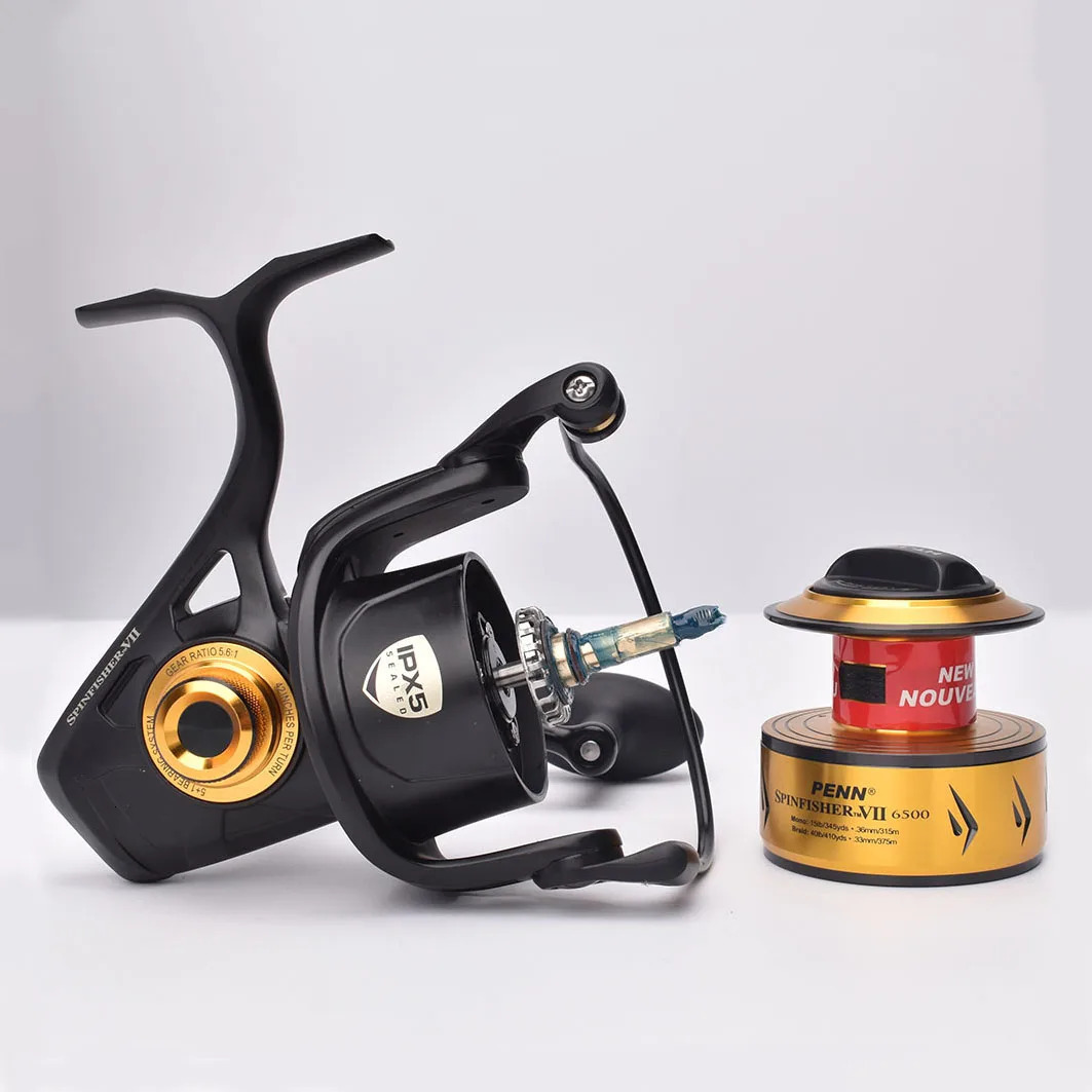 Baitcasting Reels PENN SSVII Fishing reel 75008500950010500 Corrosion protection Seawater spinning wheel Max 13kg 4.7 14.2 1 Sea Spinning Reel 241010 