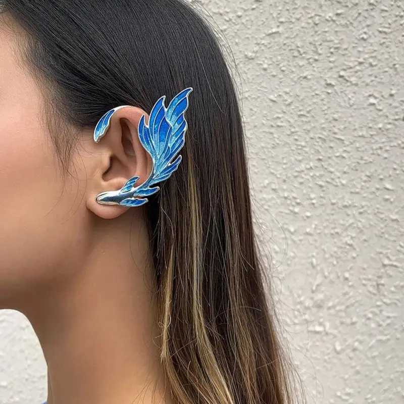 Genshin Impact Earrings Sangonomiya Kokomi cosplay unisex fashion custom fish blue ear clip party jewelry W241017