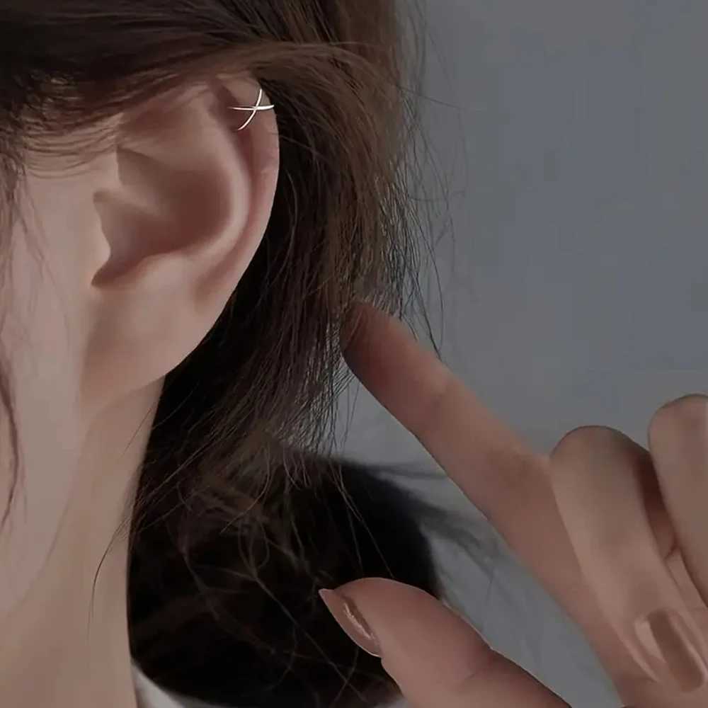 2 pieces minimum value ear clip womens fake perforated jewelry earplugs September pocket clip stainless steel lip ring girls jewelry set W241017