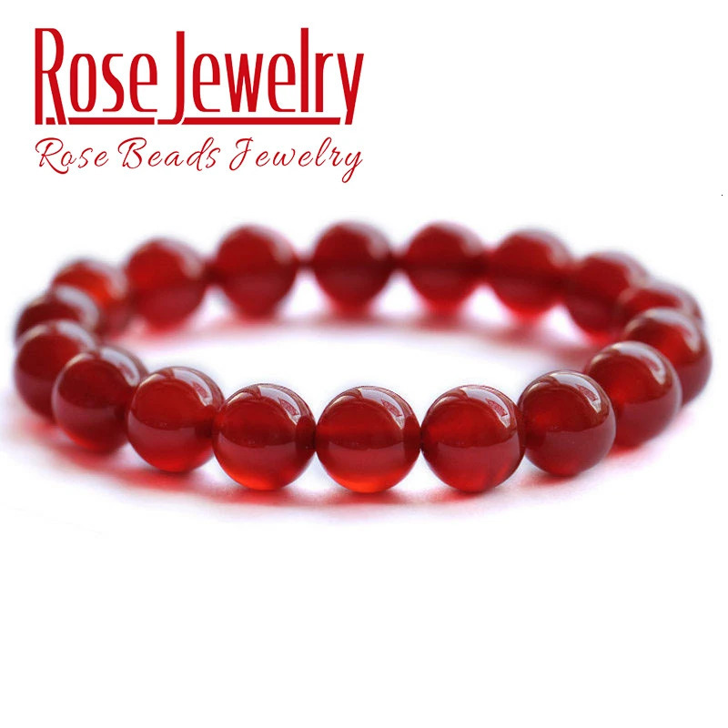 High quality natural red agate bracelet natural stone bracelet 4 6 8 10 12mm DIY jewelry bracelet 241017