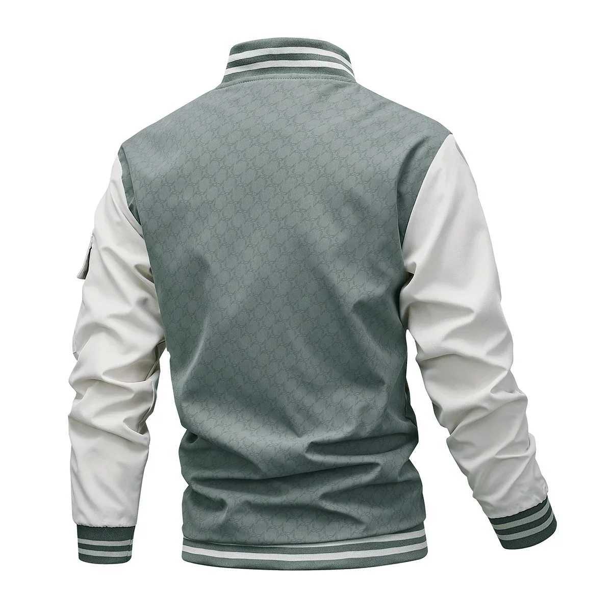 Baseball Jcakets Autumn Casual Man Slim Bomber Jacket Men Cargo Fashion Coat Long Sleeve Outwear Mens Clothing Top Windbreaker X241017
