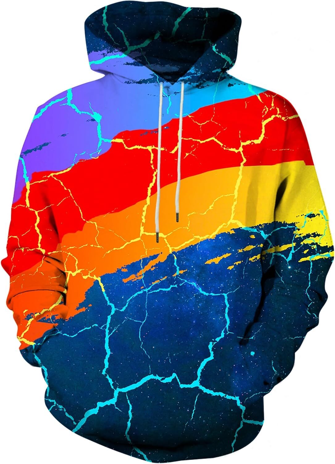 Hoodie for Mens Womens Unisex Mens and Novelty Hoodies 3D Fashion Digital Print Pullover Hooded Sweatshirts with Pockets Graphic Fashionable and Warm