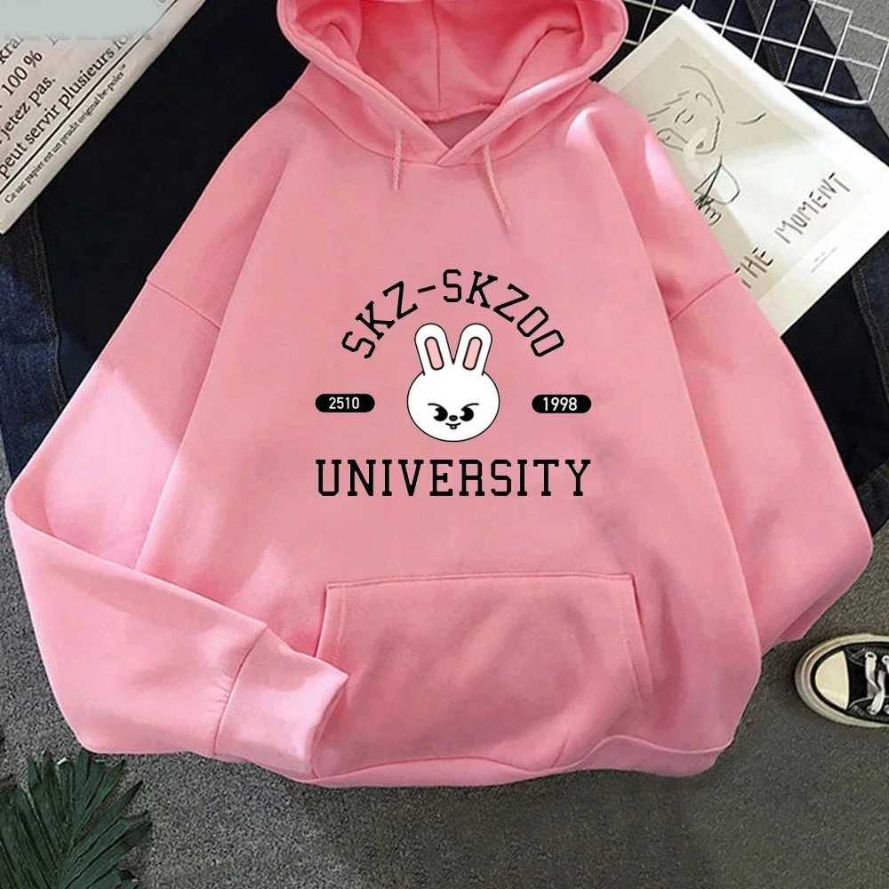 2024 Autumn/Winter Kpop Stray Childrens Hoodie Plus Size Womens Kawaii Plus Size Street Apparel Harajuku Winter Sweatshirt SkzX241016
