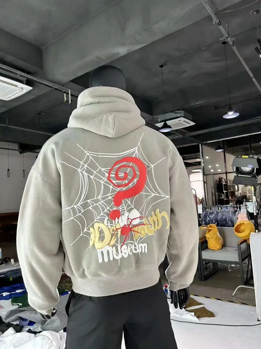 Women Y2K Hoodies Harajuku Letter Print Loose Sweatshirt Trousers Hip Hop Punk Long Sleeve Pocket Men Sweatpant Streetwear Tops 241017