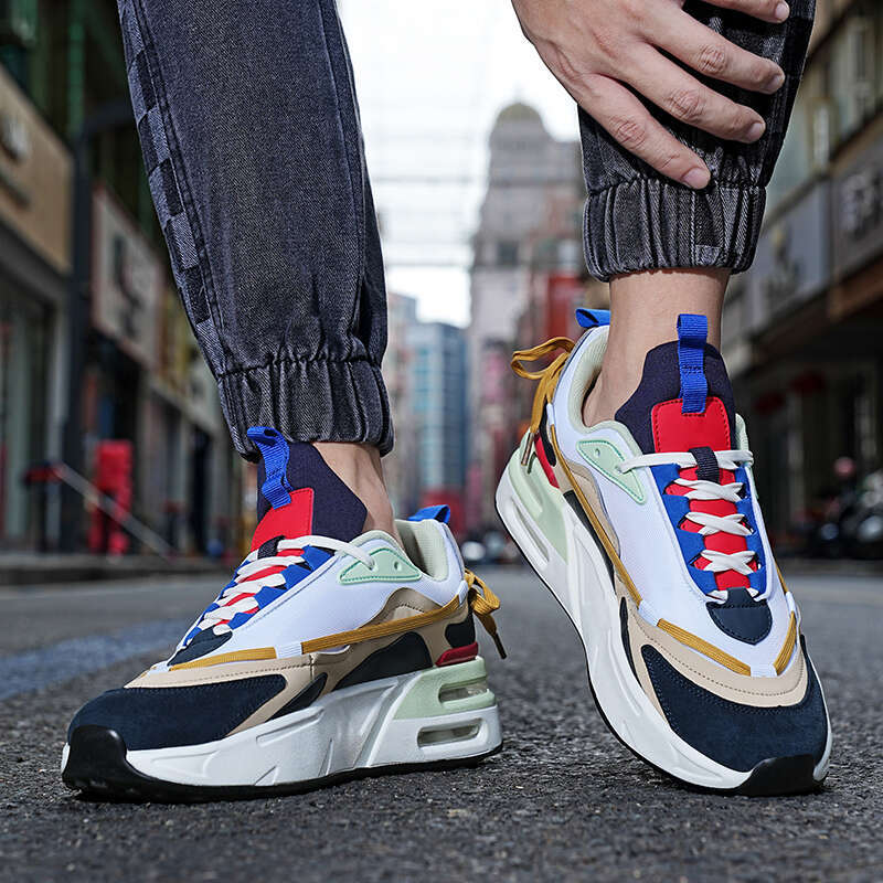 All-match Running Air Cushioning Jogging Thick Sole Sneakers Men Gym Athletic Sport Shoes atillas De Deporte