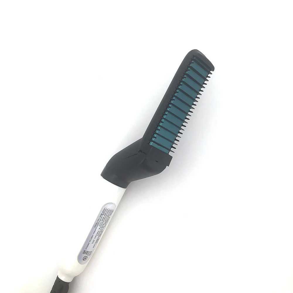 Multifunctional Electric Hair Comb Brush Beard Straightener Beard Straightening Comb Straight Hair Curler Styling ToolsXJ241016