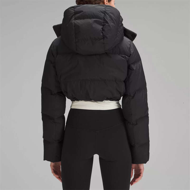 Winter Woman 2024 New High Quality White Duck Down Filg Down Jacket Short Slim Fit Hooded Puffer Coats Warm Thick Coat