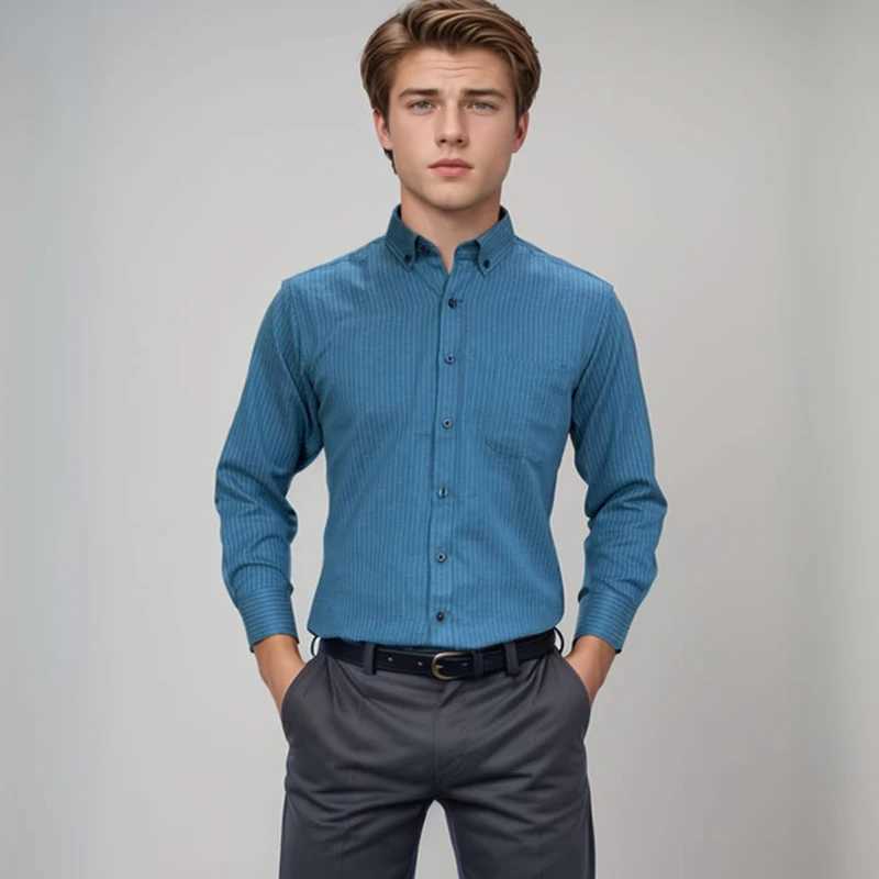 New Mens Plaid Shirts Long Sleeve Cotton Regular Fit Soft Comfortable Casual Fashion Flannel Shirt Male Clothing Size 7XL 6XL LX241017