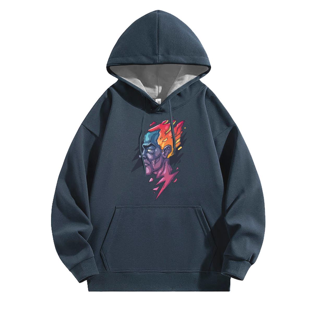 Free Shipping Men Sweatshirt hoodie Breathable Comfortable Hoodie for Man Woman Skull Top Hoodie Street Wear Thick Fleece