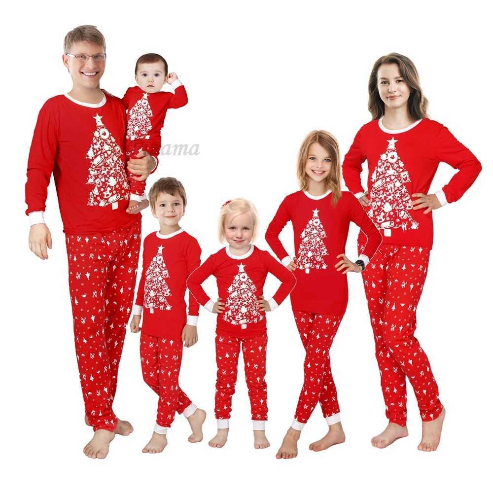 2024 Christmas Pajamas Baby Mom Child Daughter Mom Family Set Christmas Pjs Long Sleeve Pajama Matching Set Family Appearance W241015