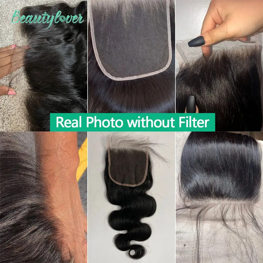 13X4 13X6 Only 4X4 5X5 6X6 To Ear Body Wave Lace Frontal Closure 10A Remy Human Hair