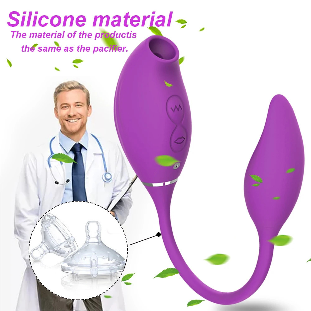2in1 GSpot clitoral suction toy with vibrating egg butt plug stimulator adult product for female couples sex games 241009