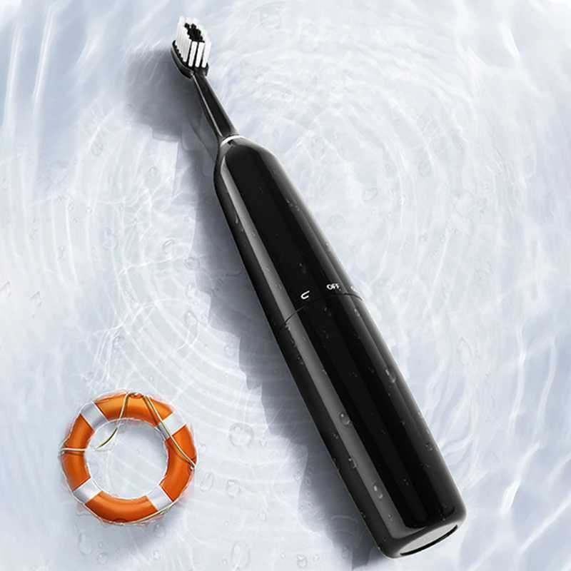 Portable Soundwave Electric Toothbrush Waterproof Battery Type Adult Soft Hair Whitening Toothbrush for Home Use M241017