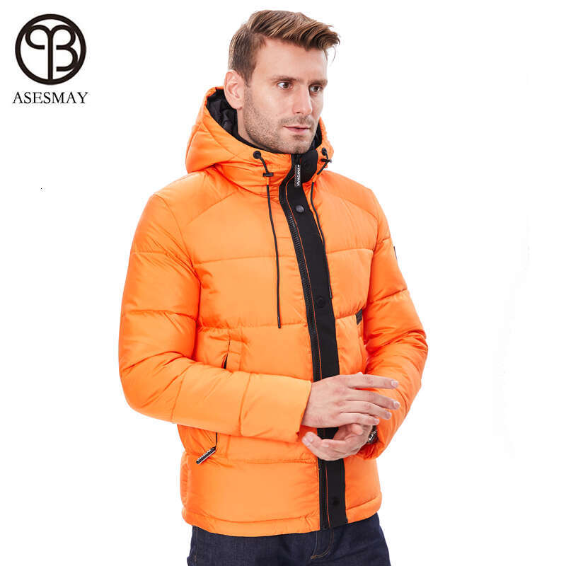 2024 Men Jacket Padded Parkas Thickening Warm European Size Minus Degree -35 Hooded Men Winter Coat Goose Feather Jackets