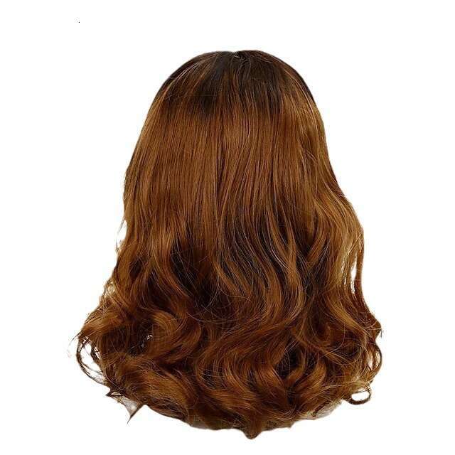 Men's Synthetic Mechanism Wig Shoulder Length Men's Style With Broken Hair Brown Fake Headband WIGS