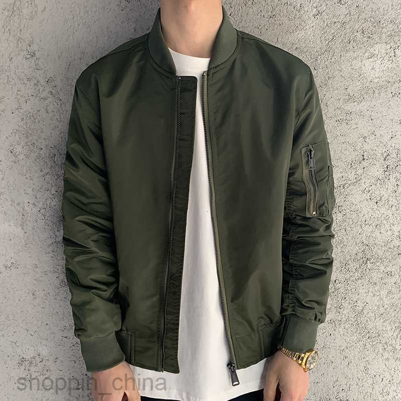 Men's Jackets Coats Air Force pilot jacket men's spring and autumn new solid color military green leisure Baseball Jacket fashion brand
