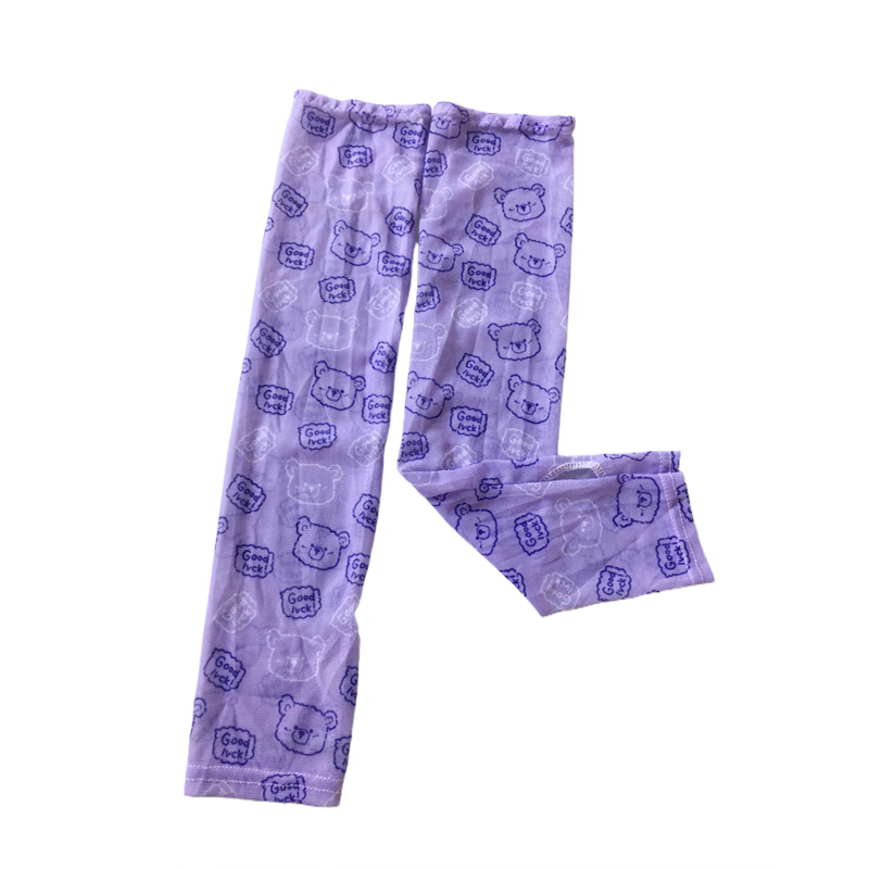 Printed Ice Silk Ice Sleeve Women Sunscreen Hand Sleeve Arm Sleeve Cover Loose Versatile