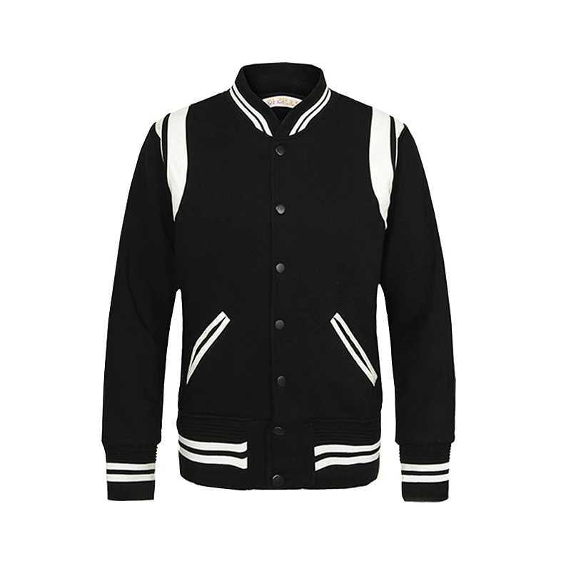 Supzoom New Fashion Rib Set Autumn/Winter Splicing Short Casual Baseball Uniform Jacket Bomber Jacket for Men M241017