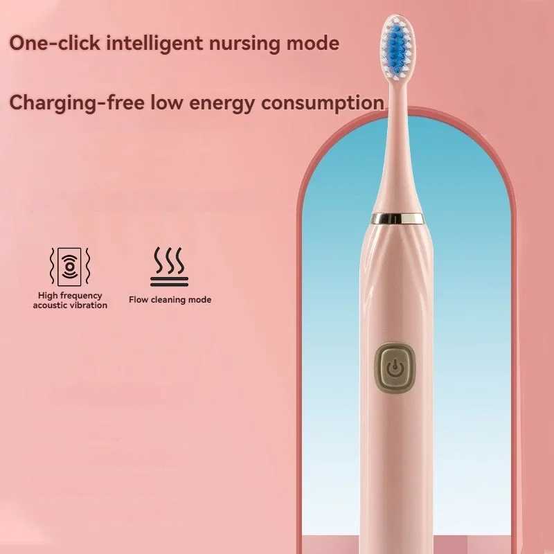 New Arrival Electric toothbrush IPX7 waterproof sonic toothbrush for deep cleaning and whitening DuPont soft brush with large button vibration toothbr