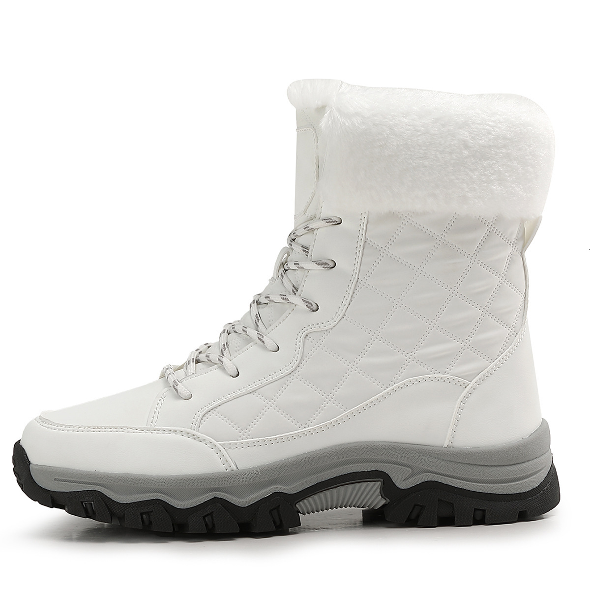 tourism sports Northeast plus size snow outdoor travel high top cotton shoes women's midsole boots winter