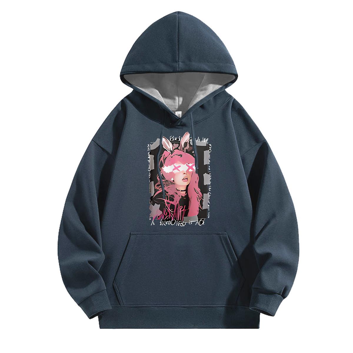 2024 Autumn Winter Men's Hooded Sweatshirt Long Sleeve Drawstring Brand Men Hoodie Custom Printing Hoody Street Casual 350g Cotton