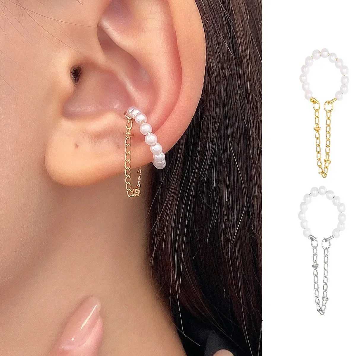 1 piece of fashionable Minilist unperforated earrings for women fake perforated earmuffs clip earrings for women cuffs jewelry gift W241017