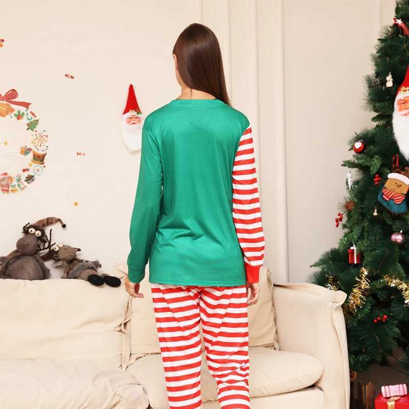 2024 Family Matching Christmas Pajama Set for Adults and Children Same Clothing Christmas Pajamas for Mother and Child Clothing W241015