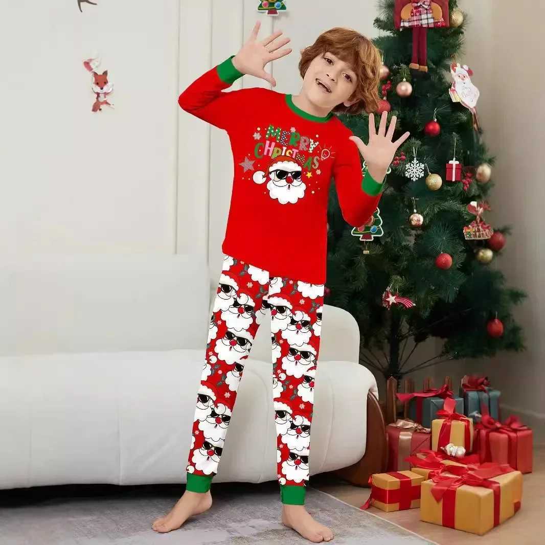 Christmas Matching Family Pajama Set 2025 Christmas Adult Children Baby Mother and Child Pajama Set W241015