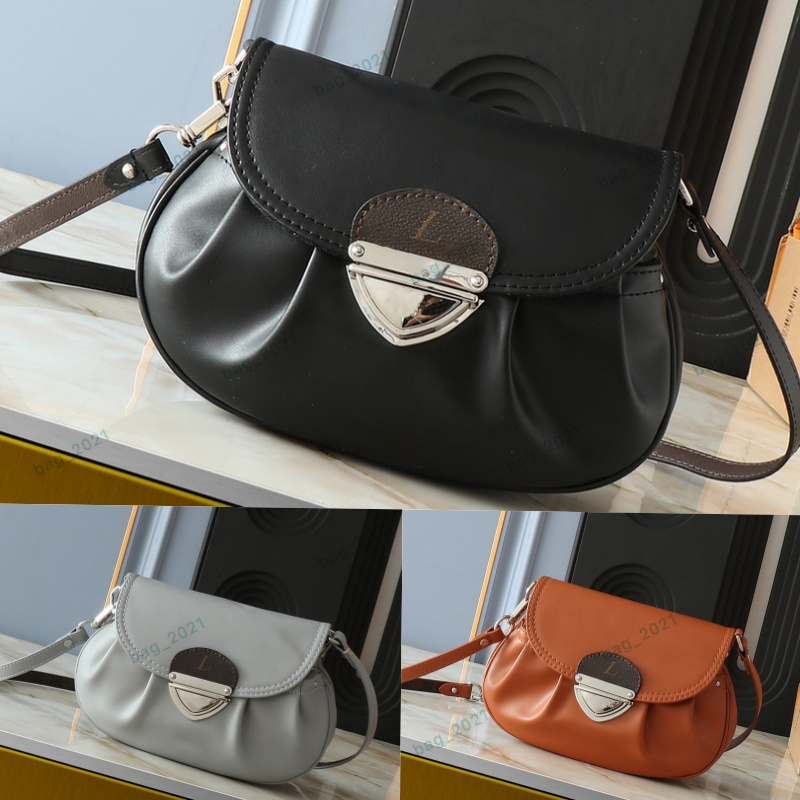 24SS Luxury Designer Denim Genuine Leather Sunset Bag Large Ingot Bag Womens Tote Bag Tuck Lock Handbag Underarm Bag Crossbody Bag Shoulder Bag Purse M12192 M46829