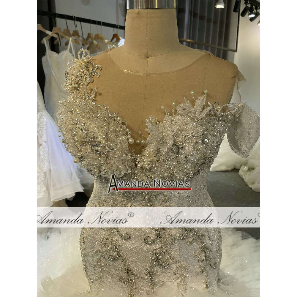 Amanda Novias African Mermaid Handwork Wedding Dress