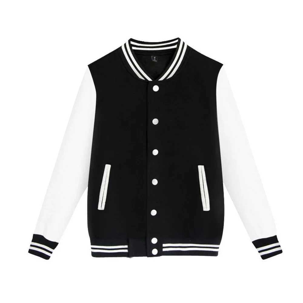 New Couple Baseball Jacket Spring and Autumn Mens Female Pilot Bomber University Solid Leisure Hip Hop Korean Fashion M241017