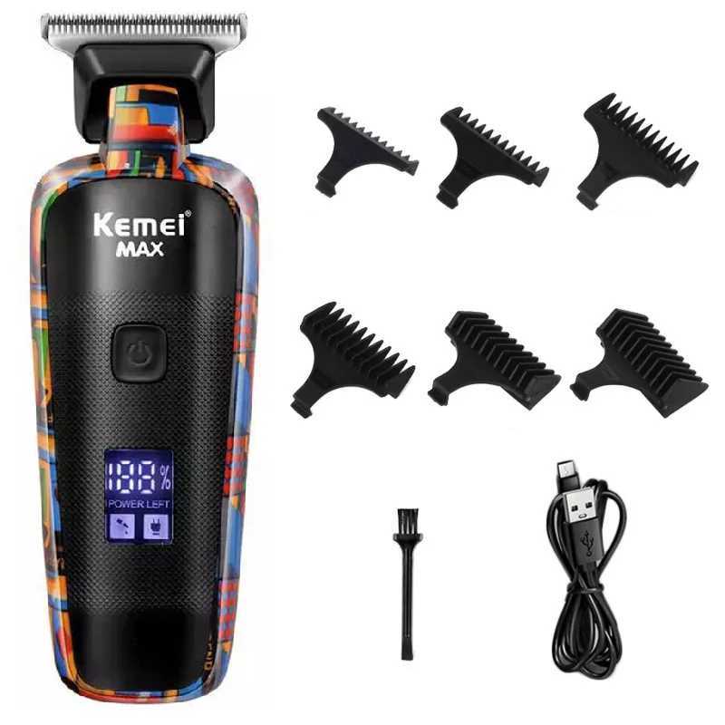 Kemei Mens Electric Hair Clipper Rechargeable Hair Clipper Facial Hair Clipper W241017