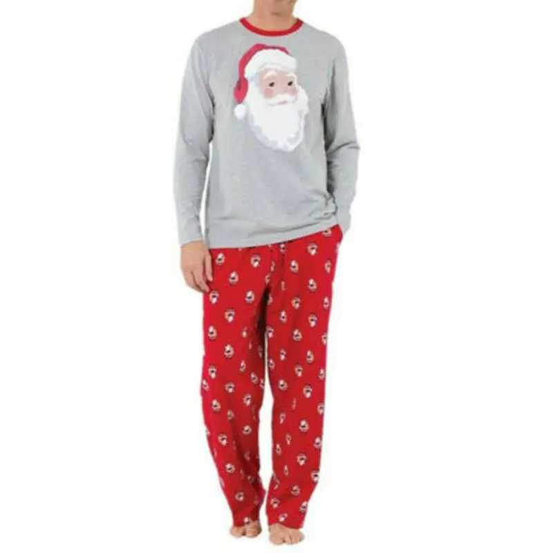 PUDCOCO Christmas Family Matching Pajama Set Adult Women Children Santa Claus Pajama Set W241015