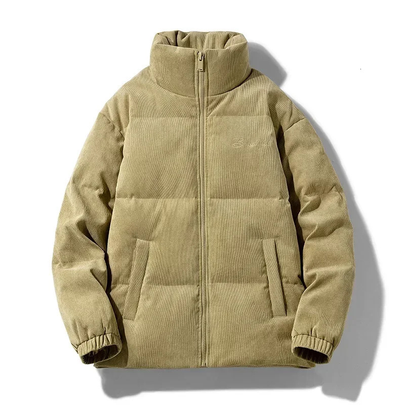 2024 Winter Mens Duck Down Jacket Winter Coats Men Fashion High Quality Corduroy Puffer Jacket Men Korean Male Ski Warm Coats 241017